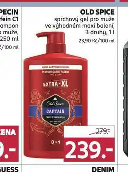 Rossmann Old spice sprchový gel nabídka