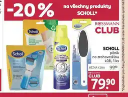 Rossmann Scholl pilník na zrohovatělou kůži nabídka
