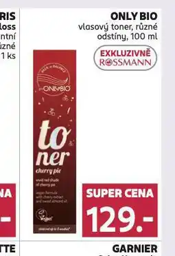 Rossmann Only bio vlasový toner nabídka