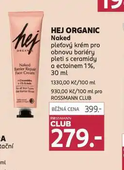 Rossmann Hej organic krém nabídka