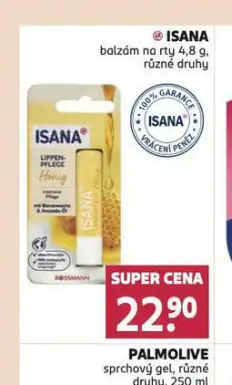 Rossmann Isana balzám na rty nabídka