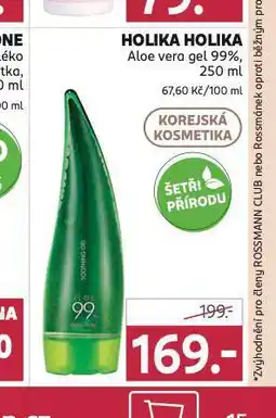 Rossmann Hlika holika aloe vera gel nabídka