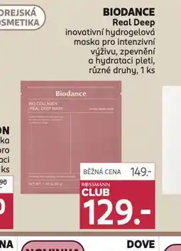 Rossmann Biodance real deep maska nabídka