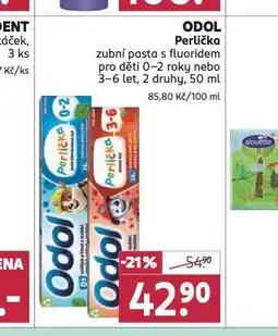 Rossmann Odol perlička zubní pasta nabídka