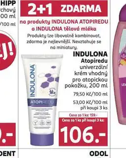 Rossmann Indulona krém nabídka