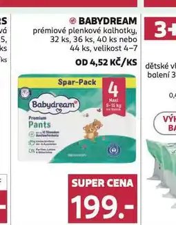 Rossmann Babydream dětské plenky nabídka