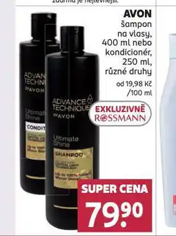 Rossmann Avon kondicioner nabídka