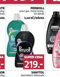 Rossmann Perwoll prací gel nabídka