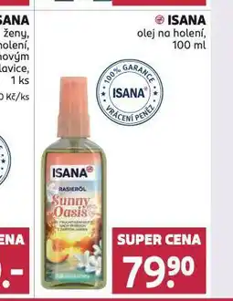 Rossmann Isana olej na holení nabídka