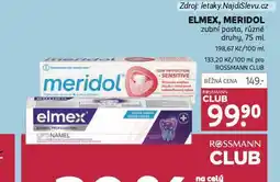 Rossmann Elmex zubní pasta nabídka