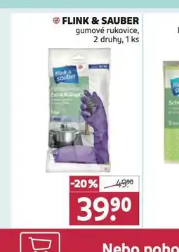 Rossmann Flink & suaber gumové rukavice nabídka