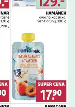 Rossmann Hamánek ovocná kapsička nabídka