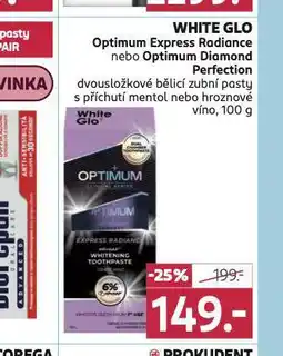 Rossmann White glo zubní pasta nabídka