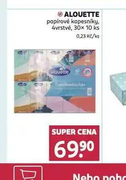 Rossmann Alouette papírové kapesníky nabídka