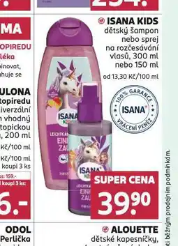 Rossmann Isana kids dětský šampon nabídka