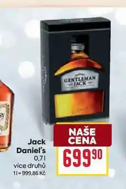 Billa Jack Daniel's 0,7l nabídka