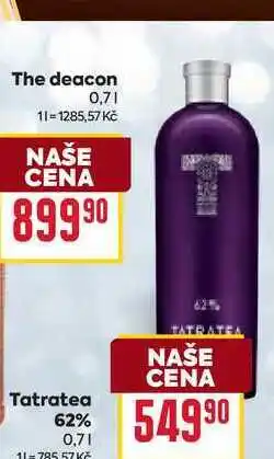 Billa Tatratea 62% 0,7l nabídka