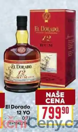 Billa El Dorado 12 YO 0,7l nabídka