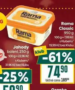 Billa Rama Classic 950 g nabídka