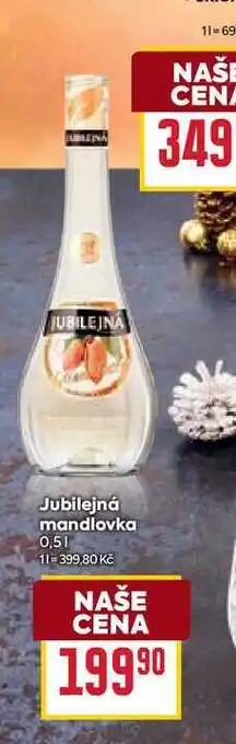 Billa Jubilejná mandlovka 0,5l nabídka