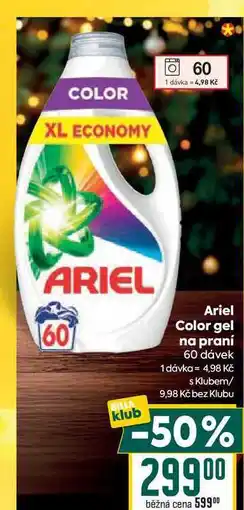 Billa Ariel Color gel na praní 60 dávek nabídka