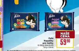 Billa Felix Kapsičky pro kočky 4x85 g nabídka
