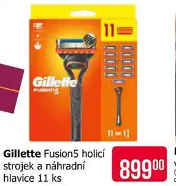 Teta Gillette Fusion5 holicí strojek a náhradní hlavice 11 ks nabídka