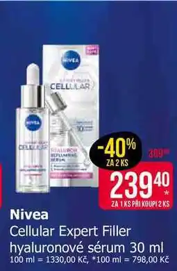 Teta Nivea Cellular Expert Filler hyaluronové sérum 30 ml nabídka