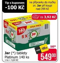 Teta Jar tablety Platinum 140 ks nabídka