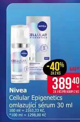 Teta Nivea Cellular Epigenetics omlazující sérum 30 ml nabídka