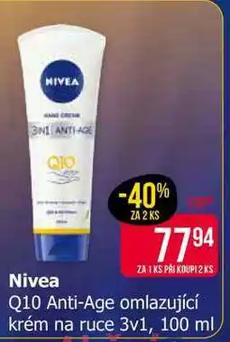 Teta NIVEA Q10 Anti-Age omlazující krém na ruce 3v1, 100 ml nabídka