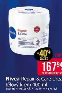 Teta Nivea Repair & Care Urea tělový krém 400 ml nabídka