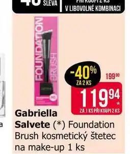 Teta Gabriella Salvete Foundation Brush kosmetický štetec na make-up 1 ks nabídka