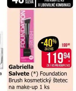 Teta Gabriella Salvete Foundation Brush kosmetický štetec na make-up 1 ks nabídka
