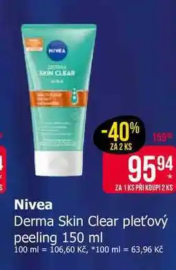 Teta Nivea Derma Skin Clear pleťový peeling 150 ml nabídka