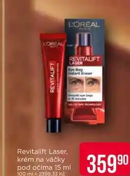 Teta ĽOréal Revitalift Laser, krém na váčky pod očima 15 ml nabídka