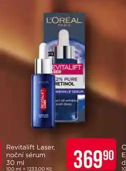 Teta ĽOréal Revitalift Laser, noční sérum 30 ml nabídka