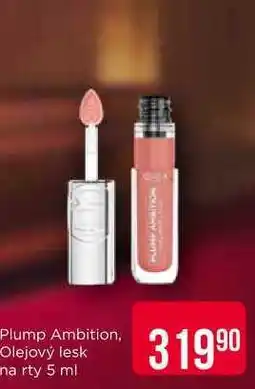 Teta ĽOréal Plump Ambition, Olejový lesk na rty 5 ml nabídka