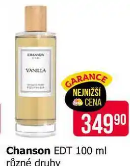 Teta Chanson EDT 100 ml různé druhy nabídka