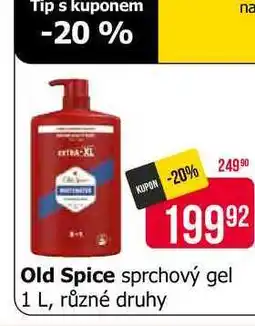 Teta Old Spice sprchový gel 1 L, různé druhy nabídka