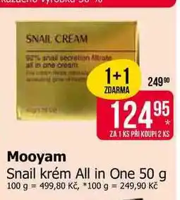 Teta SMooyam Snail krém All in One 50 g nabídka