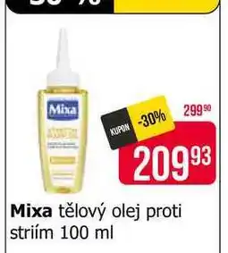 Teta Mixa tělový olej proti striím 100 ml nabídka