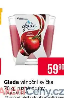 Teta Glade vánoční svíčka 70 g nabídka