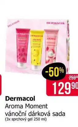 Teta Dermacol Aroma Moment 259 129 90 vánoční dárková sada (3x sprchový gel 250 ml) nabídka