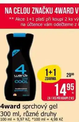 Teta 4ward sprchový gel 300 ml, různé druhy nabídka