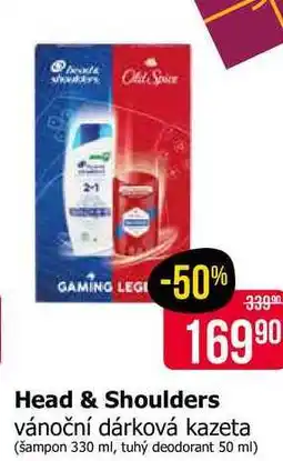 Teta Head & Shoulders vánoční dárková kazeta (šampon 330 ml, tuhý deodorant 50 ml) nabídka