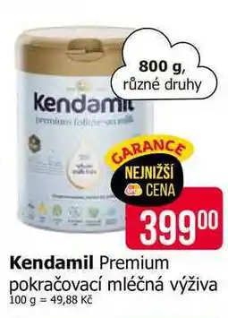 Teta Kendamil Premium pokračovací mléčná výživa 800g nabídka