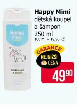 Teta Happy Mimi dětská koupel a šampon 250 ml nabídka