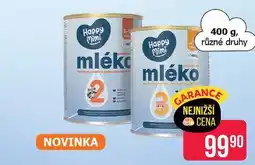Teta Happy Mimi mléko 400 g, různé druhy nabídka