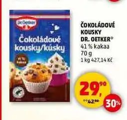 Penny Market ČOKOLÁDOVÉ KOUSKY DR. OETKER, 70 g nabídka